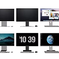 modern computer 3d model