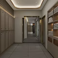Luxury SPA Sauna Interior Featuring Relaxation Beds Wooden Panels And Warm Lighting Decor