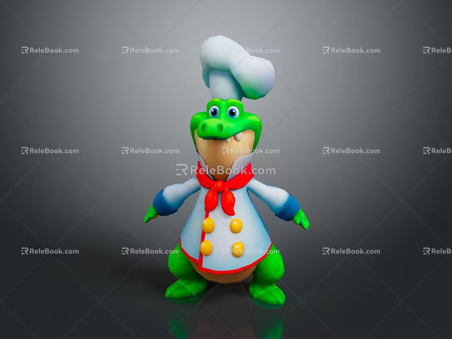 Crocodile Alligator Nile Crocodile carnivore reptile cold-blooded animal reptile 3d model