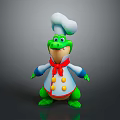 Crocodile Alligator Nile Crocodile carnivore reptile cold-blooded animal reptile 3d model