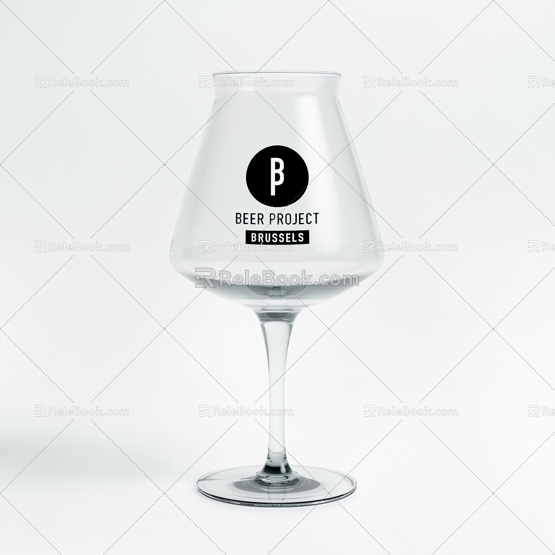 Modern Wine Glass model