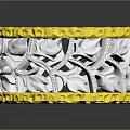 Shiny Gold And Silver Stylish Ring With Intricate Decorative Pattern As Daily Living Accessory