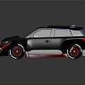 Hyundai car off-road vehicle jeep four-wheel drive four-wheel drive off-road vehicle 3d model