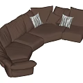 Multiplayer Sofa Antique Multiplayer Sofa 3d model