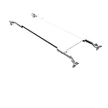 Durable Metal Platform Structure With Sturdy Support Frame And Industrial Design