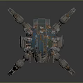 Mech tank mech insect mech spider crab machine crab mechanical crab mech crab 3d model