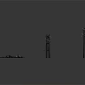 Black Metal Frame Equipment With Scattered Rods And Components