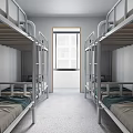 Modern Dormitory 3d model