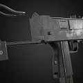 Modern submachine gun MAC10 tactical assault semi-automatic 3d model