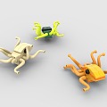 LEGO toy blocks octopus octopus octopus octopus squid 3d model