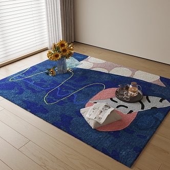 Modern Carpet Decoration 3d model