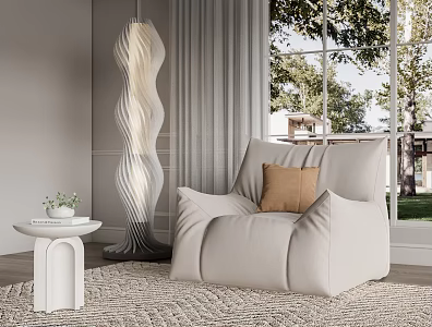 Modern Lazy Sofa 3d model