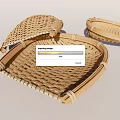 Handwoven Bamboo Baskets With Intricate Weave Design And Various Shapes