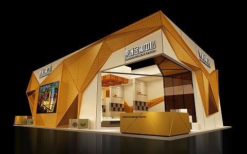 Modern Exhibition Premises Exhibition Booth Exhibition Hall Exhibition Temporary Exhibition Expo 3d model