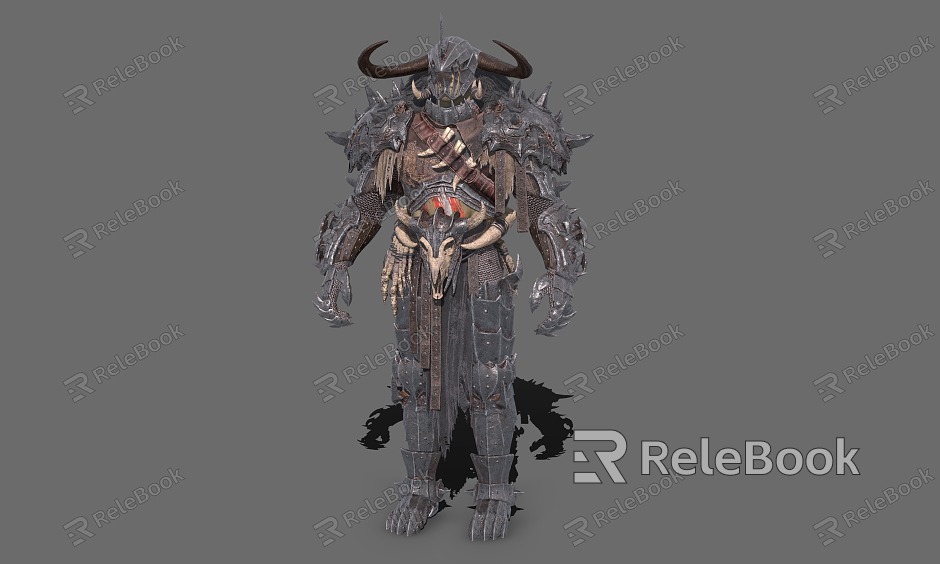 Orc Berserker Orc General Warrior Fighter model