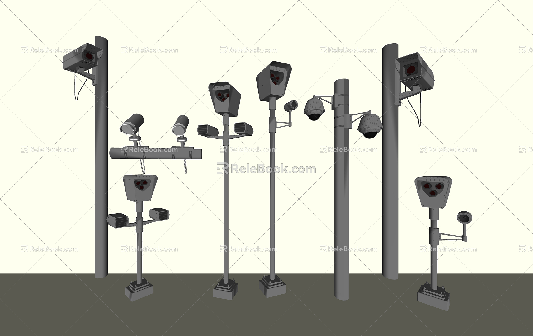 Modern Camera Outdoor Surveillance Camera model