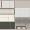 Upholstered Bed Headboards In Neutral Tones With Various Designs And Textures