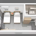 Modern Parking Lot With Ample Spaces Security Cameras And Well Lit Environment