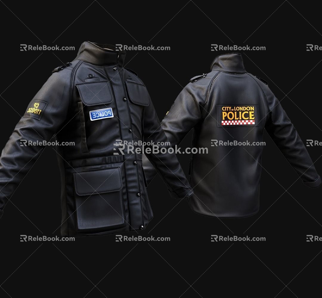 Jacket Coat Clothing Clothing Clothing Coat Leather Jacket 3d model