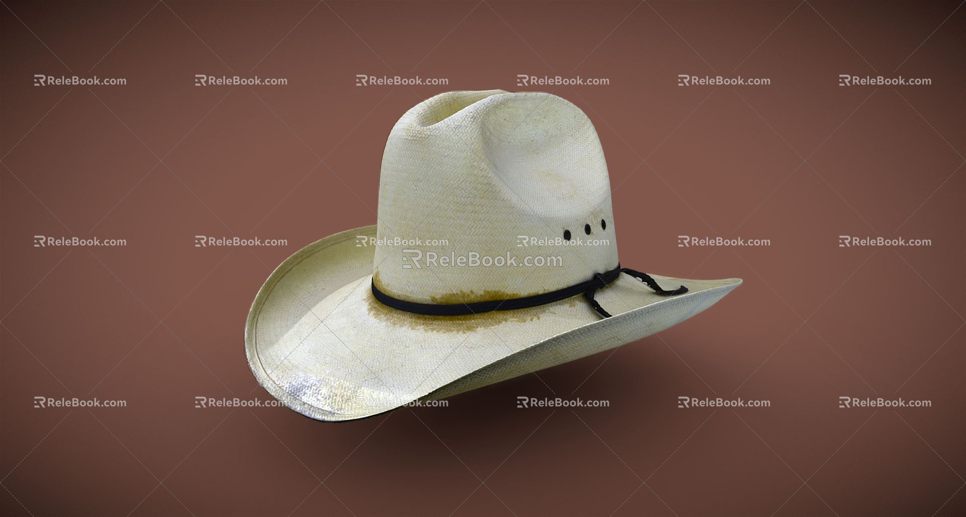 Modern Cowboy Hat American Western Cowboy Hat 3d model