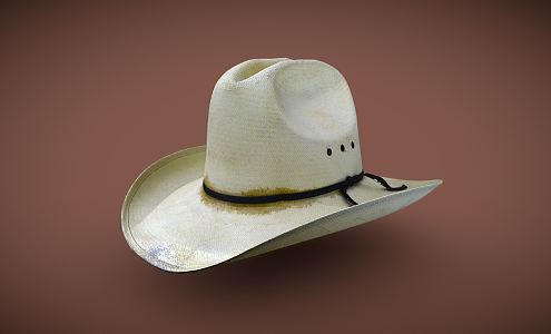 Modern Cowboy Hat American Western Cowboy Hat 3d model