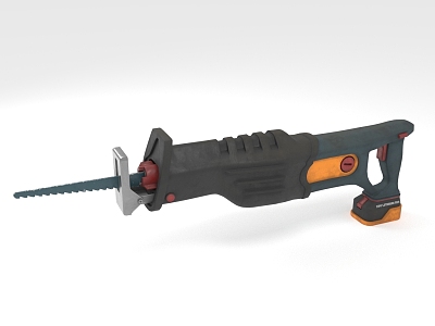 Electric reciprocating saw knife saw electric saw power tool 3d model