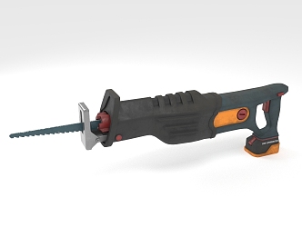 Electric reciprocating saw knife saw electric saw power tool 3d model