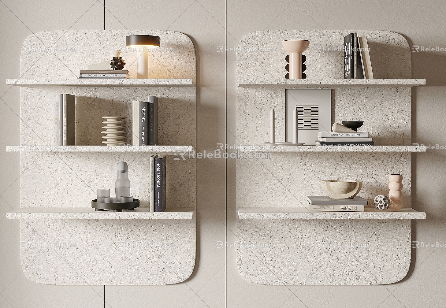 Modern Wall Shelf Storage Rack model