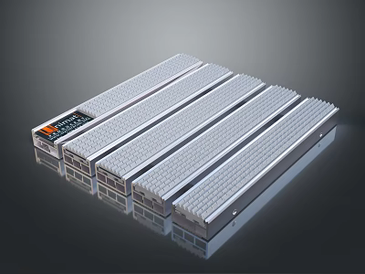 Modern Modular Storage Furniture With Control Panel And Multiple Compartments 3d model
