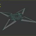 Hidden weapons darts ninja darts ninja weapons ancient weapons cold weapons medieval items 3d model