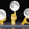 Moon lamp Gesture lamp 3d model