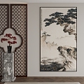 New Chinese Decorative Painting 3d model