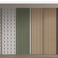 Modern Interior Wall Panels With Various Patterns Colors Wooden Textures And Vertical Stripes