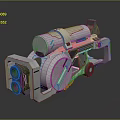 Science Fiction Firearms Next Generation Firearms Science Fiction Game Gun Game Firearms Game Gun Concept Gun Laser Gun 3d model
