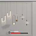Stylish Modern Pendant Lights with Diverse Geometric Shapes Metal Frames and Soft Illumination