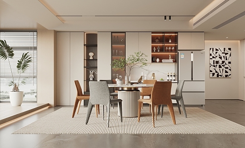 Modern Restaurant 3d model