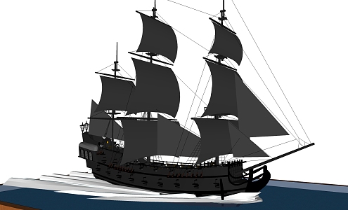 European Sailing 3d model