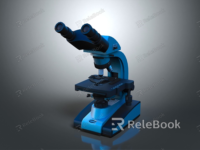 Microscope Magnifier Experimental Equipment Physical Equipment Chemical Observation Equipment Inspection Equipment Science Fiction Equipment model