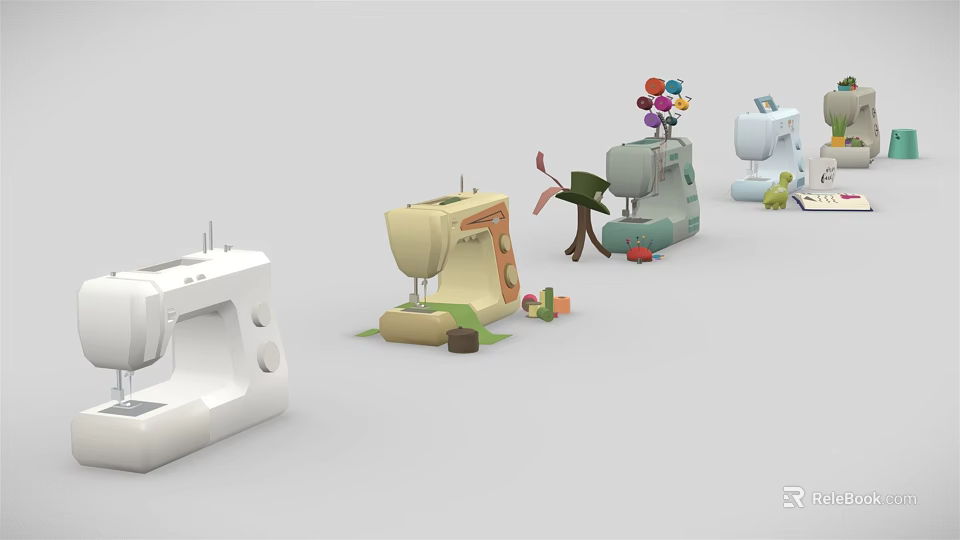 Different Types Of Industrial Equipment Showcasing Varied Models Designs And Functional Features 3d model 