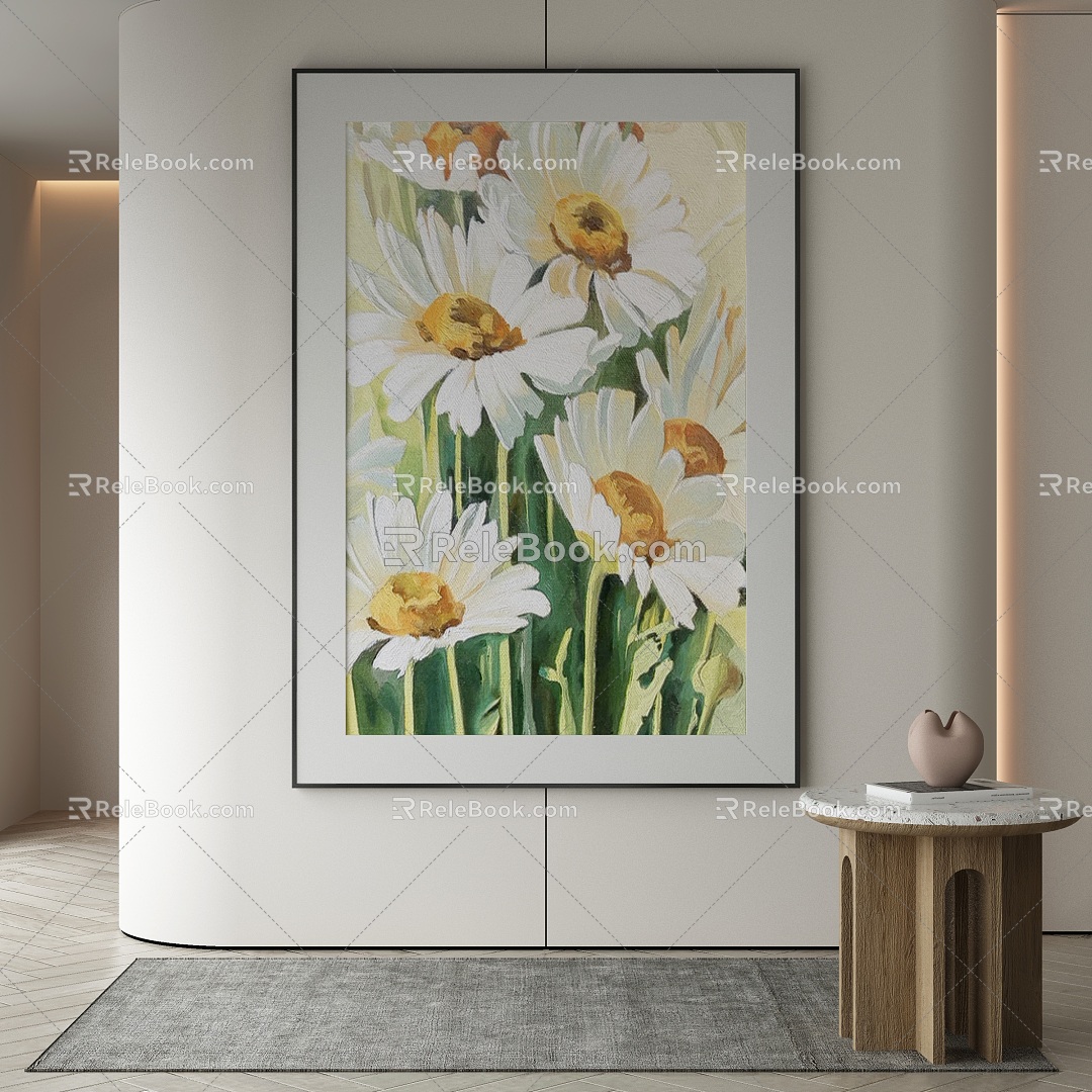 modern decorative painting 3d model