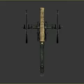 Historical Weapon Vintage Cannon Design With Wooden Wheels And Metal Barrel Features