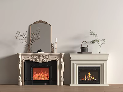 French Fireplace French 3d model