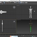 Cold Weapon Weapon Legendary Weapon Sabre Long Sword Sword Magic Sword Fairy Sword Skull Ghost Snake Sword 3d model