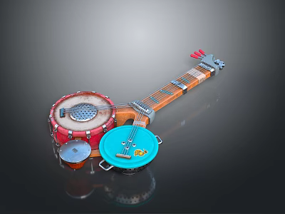 Guitar Classical Guitar Musical Instruments Stringed Musical Instruments Western Musical Instruments Western Music Equipment Western Equipment 3d model