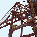 Industrial Port Cranes For Heavy Duty Cargo Loading And Unloading Operations 3d model