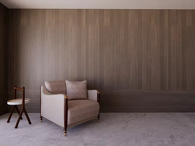 Modern Single Sofa Italian Single Sofa 3d model