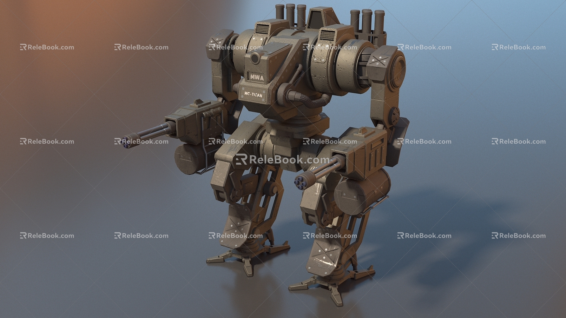 Robot Robot AI Intelligent Intelligent Machine Mech Warrior Doom Machine Warrior Mechanical Warfighter Super Realistic High Precision Video Level model