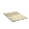 Modern Light Beige Square Carpet With Textured Gradient Pattern For Living Room 3d model