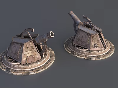 Modern Fortress Ancient Fortress 3d model