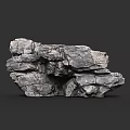 Natural Wood Stone Material With Rough Gray Texture And Solid Natural Structure